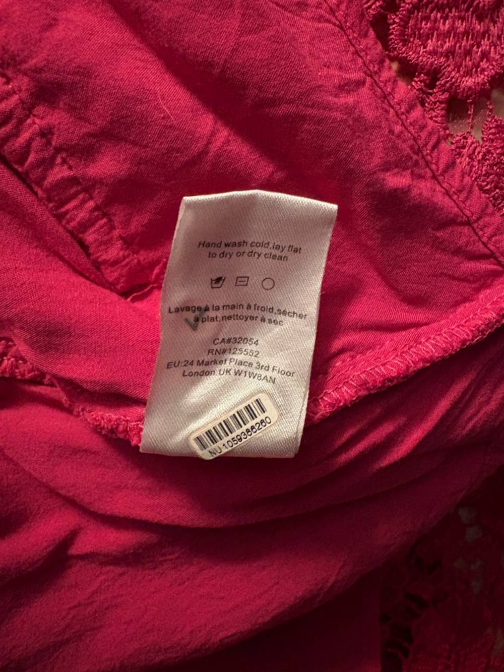 Anthropologie Dolan Left Coast Fuchsia Lace Lady Jacket XS - Picture 11 of 12